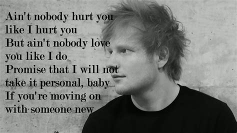 What does ed sheeran's song happier mean? lyrics Ed Sheeran Happier - YouTube