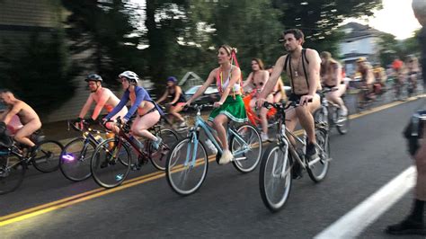 Just up the street from barre3, nameste and tasty and sons. Photos, video: 2018 Portland Naked Bike Ride | kgw.com