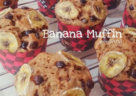 Banana bread jadi primadona di dunia saat lockdown corona. Resep Banana Muffin (No Mixer) oleh Jenny - Cookpad