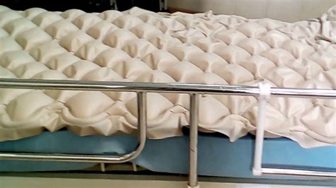 Premium alternating air pressure mattress for medical bed. Bedsore - air mattress prevents pressure sores - YouTube