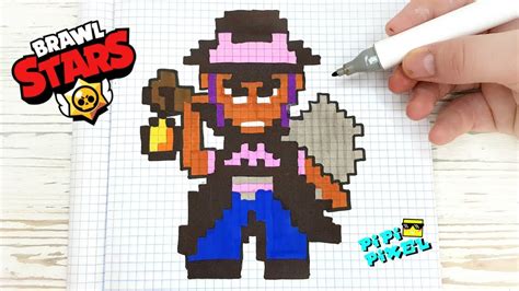 Mortis is a top 3 brawler | brawl stars. МОРТИС из ИГРЫ BRAWL STARS РИСУНКИ ПО КЛЕТОЧКАМ - PIXEL ...