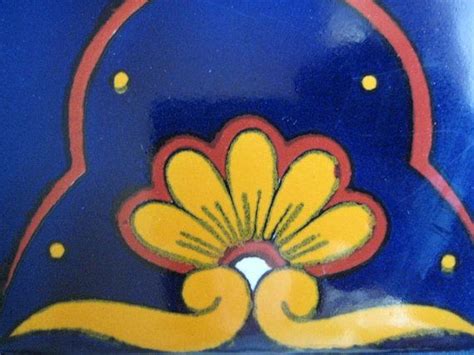 This tile is almost always used as floor tile. 1 Square Mexican Talavera Ceramic Tile 4 by 4 inch | Etsy ...