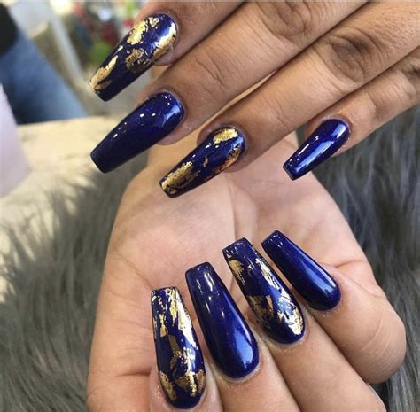 We did not find results for: Blue💘 | Gold acrylic nails, Foil nail designs, Blue foil nails