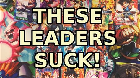 See more of dragon ball super card game on facebook. These Leaders Suck! (Dragon Ball Super Card Game ) - YouTube