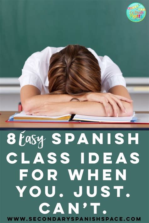 9 Easy Spanish Class Ideas for When You Are Out of Sick ...