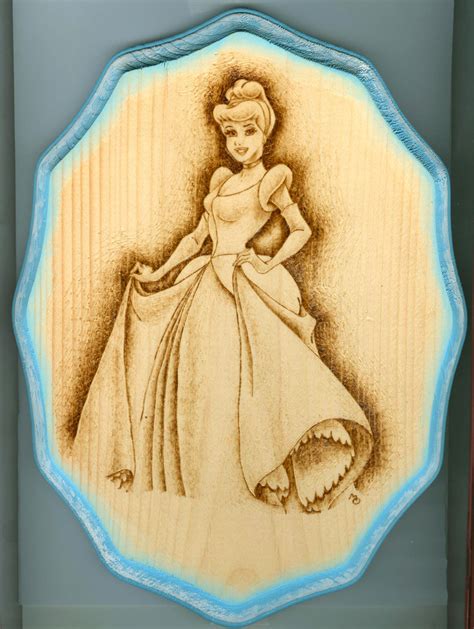 After purchasing, youll see a link to the downloads page. Cinderella, 8.5" x 11" Wood Burning w/acrylic, November ...