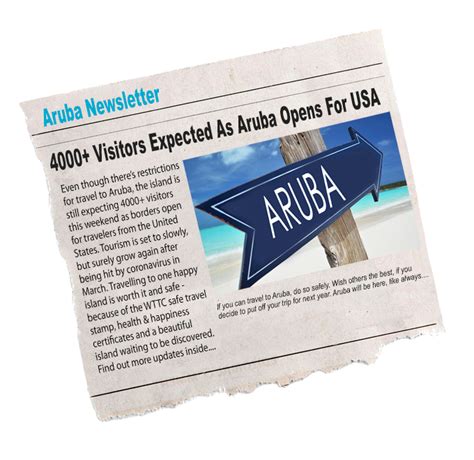 This is a form that is handed to you during your. 4000+ Visitors Expected As Aruba Opens For USA