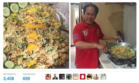 Ahmad maslan memuat naik dua keping gambar yang mempamerkan teknik memasaknya sekitar jam 8 pagi menerusi akaun twitter. Resipi nasi goreng cili bertangkai Ahmad Maslan igauan ...