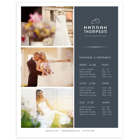 Mar 26, 2020 · we inserted wedding images, however the design is flexible for any type of photography portfolio. Wedding Price Guide Template for Photographers - Mockaroon