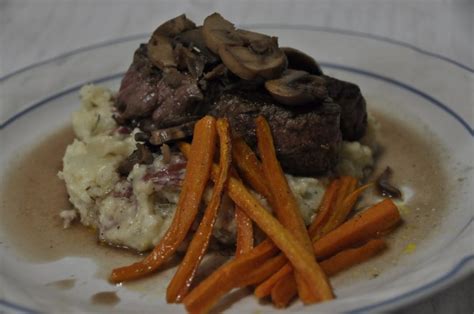 Using a clean fry pan, over high heat, quickly sauté your choice of assorted mushrooms. Beef Tenderloin in Mushroom Pan Sauce