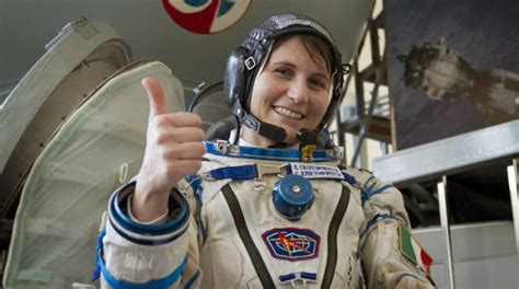 Samantha cristoforetti poses with nasa astronaut sunita suni williams in 2014. ESA Astronaut Samantha Cristoforetti , IZ0UDF, Conducts ...