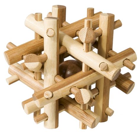 05:07 how to solve the 12 piece 3d wooden puzzle with the ball inside. wooden Ball in Nest puzzle - brain teaser wooden puzzle