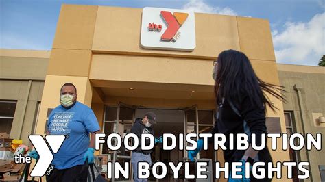 Hollenbeck park free food distribution: Weingart East Los Angeles YMCA Food Distribution Program ...