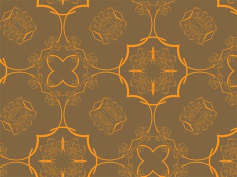 Contains an editable and repeatable illustrator. Retro Floral Pattern Vector Vector Art & Graphics ...