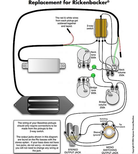 We work hard to make installation as simple as we can, but you need to have some technical and mechanical ability to do it well. Rickenbacker 4003 Wiring Diagram - Wiring Diagram And ...