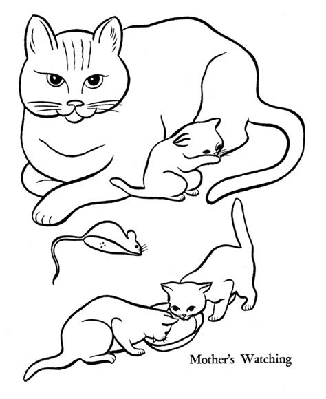 This one is a good picture, showing the side profile of a cat and can be used. Free Coloring Pages Dog And Kat - Coloring Home