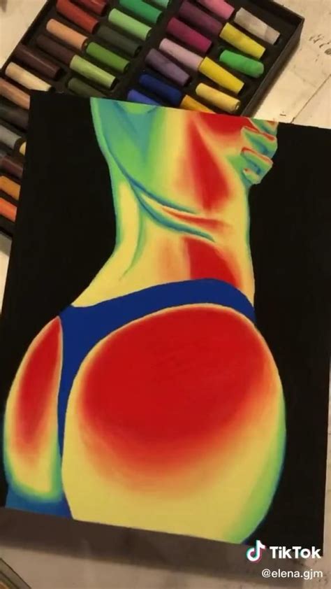 Cara membuat wajah agar tetap glowing adalah dengan rajin membersihkan wajah. Thermal infrared oil pastel drawing painting tutorial - volzan.com