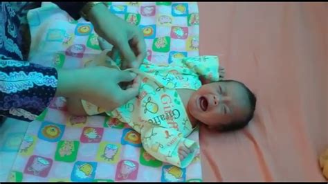 She is very excited about newly arrived member in her family, and that's her little brother. baby ayesha baru lahir - YouTube