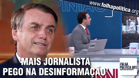 Lors d'un point presse le 21 juin, le président brésilien jair bolsonaro s'est agacé et a répondu avec véhémence à. Bolsonaro mostra repórter da CNN sendo desmentido: 'mais ...