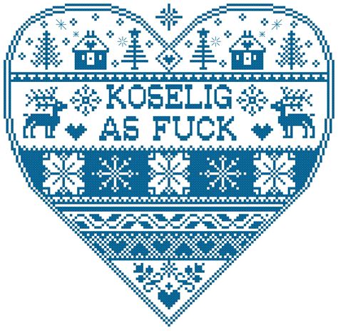 See more ideas about cross stitch, stitch, cross stitch patterns. Koselig AFHeart Norwegian Subversive Cross Stitch Pattern ...