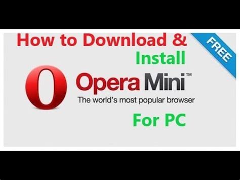 Opera mini is a free mobile browser that offers data compression and fast performance so you can surf the web easily, even with a poor connection. Free Download Opera Mini For Pc Filehippo - digitalalways