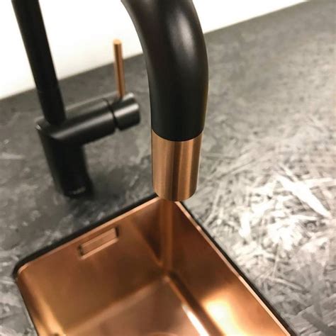 Factory wholesale copper modern kitchen sink faucet. Copper Kitchen Faucet - Black/copper in 2020 | Black ...