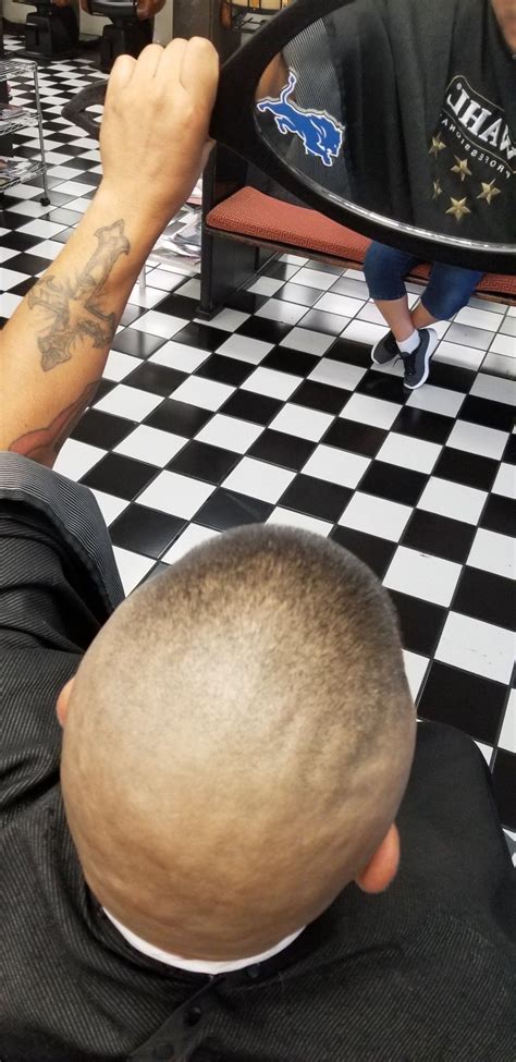 Fade haircuts usually use clippers to fade away hair from a short length to even shorter or the skin. The Houston southside fade by pdabarber | Bald fade ...