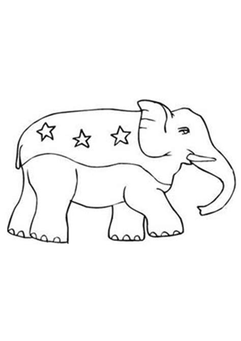 Wie malt man einen elefanten? Ausmalbilder Kleiner Zirkus Elefant - Tiere zum ausmalen ...