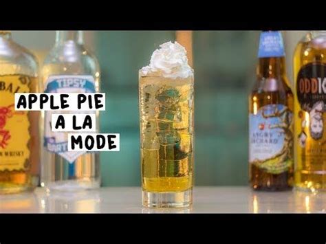 September 11 at 1:30 pm ·. APPLE PIE A LA MODE COCKTAIL 1 oz. (30ml) Apple Pie Vodka ...