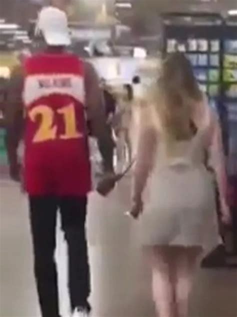 Shopper Walks Around Supermarket With Woman On A Leash As She Wears Dog Muzzle World News