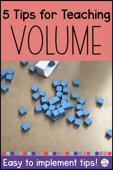 Tips for Teaching Volume | Volume math, Teaching volume, 5th grade math