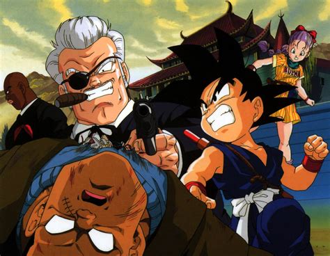 The path to power website. Goku, Hatchan, and Bulma vs Commander Red and Staff ...