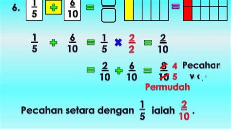 Matematik tahun 3 (pecahan tak wajar dan nombor bercampur). TAHUN 3 : PECAHAN WAJAR TAMBAH PECAHAN WAJAR, PENYEBUT ...