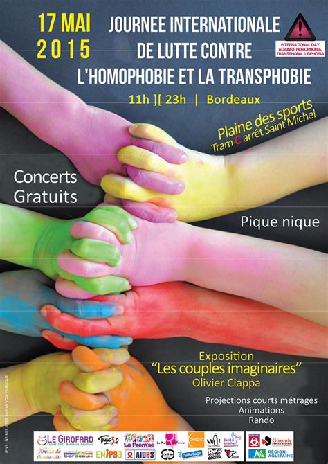 Mai der internationale tag gegen homophobie und transphobie gefeiert. Journée Mondiale de lutte contre l'Homophobie et la ...