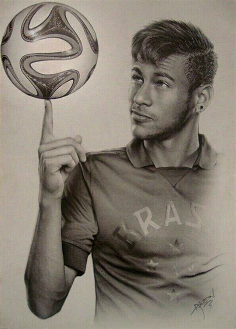 Drawings of football match in the playground through creative pencil ✏️ art drawings. Pin by Usaiddshahh on Football | Draw on photos, Neymar jr ...