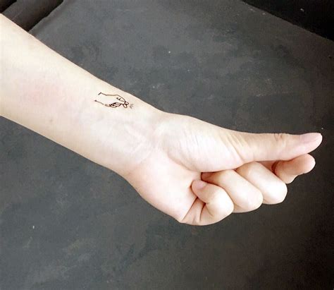 Maybe you would like to learn more about one of these? 2 Quote Matching Temporary Tattoos - Kpop Hot Finger Heart ...