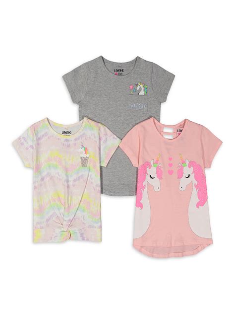 limited-too-limited-too-girls-fashion-graphic-t-shirts,-3-pack,-sizes-4-18-plus-walmart