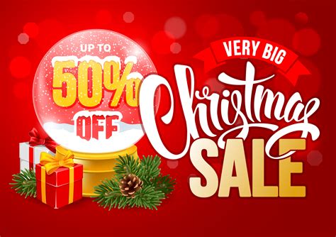 Christmas Very Big Sale Design - Download Free Vectors, Clipart ...