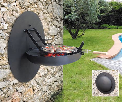 Sorry for the crappy sound quality towards the end y'all!! Wall Mounted BBQ Grill | Home Design, Garden ...