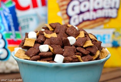 Who doesn't love chex puppy chow or muddy buddy mix? Ingredients 6 C. rice Chex cereal 1 C. milk chocolate ...