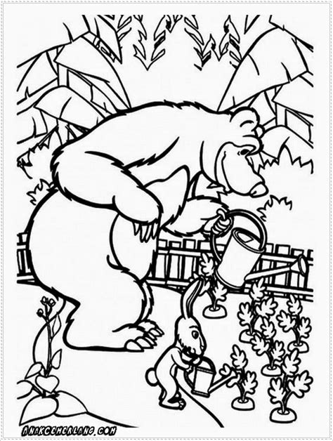 Masha and the bear merupakan sebuah serial kartun dari rusia yang cukup populer di indonesia dan lembar mewarnai gambar masha and the bear. Mewarnai Gambar Masha And The Bear | Anak Cemerlang