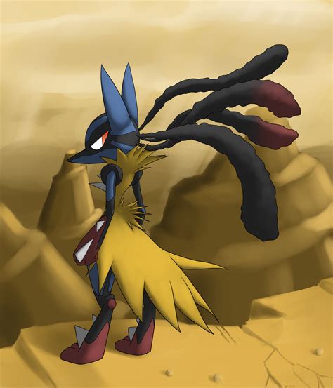 Like all other characters, lucario's mobility is improved, having faster walking, dashing, and air speeds, as. Mega Lucario by Cogmoses on Newgrounds