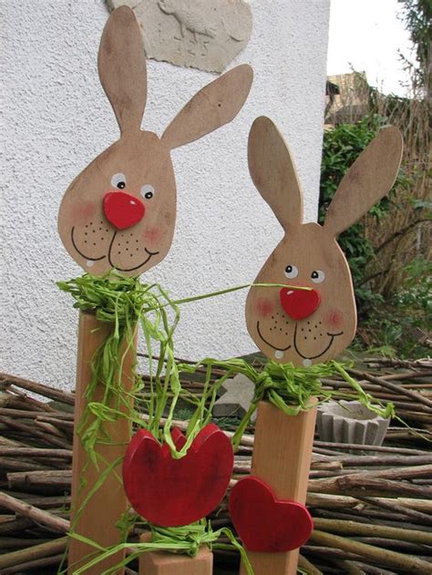 Diy vorlage osterhase ostern basteln holz und osterhase. Ostern steht vor der Tür! 17 erstaunliche DIY Osterideen!