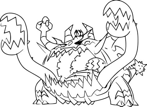 Coloriage gratuit du pokemon légendaire necrozma de la septième génération à imprimer et à colorier. Coloriage Engloutyran Pokemon à imprimer