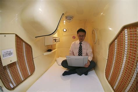 Offering clean rooms with free use of kitchen facilities. Capsule Hotels in Japan | Amusing Planet