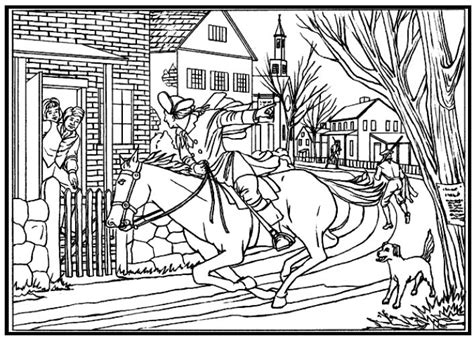 Paul revere coloring page or poster. Paul Revere Coloring Page - Coloring Home