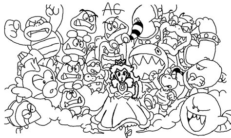 Check spelling or type a new query. Colors Live - Mario 3D Land Coloring Page #7 by awesomegirl