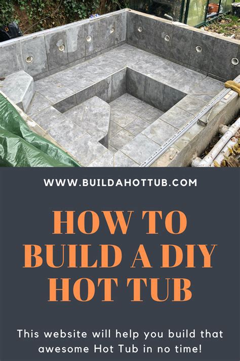Building the best hot tub base can save you time and money; How to Build a DIY Hot Tub | Diy hot tub, Hot tub plans ...