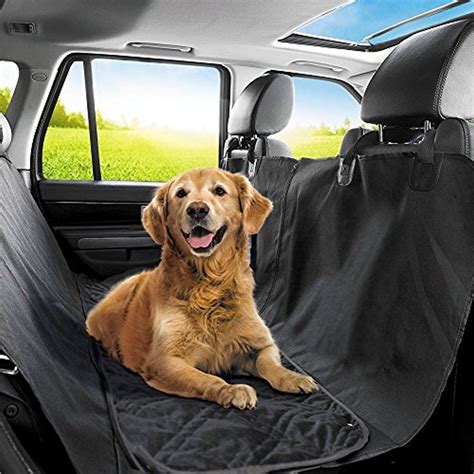 Our dog car seat cover will keep your dog comfortable and safe during a car ride, as well as preventing any scratches and dirt. PetTech Luxury Car Seat Cover/Hammock For Rear Bench (For ...