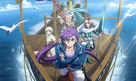 The future high king of seven seas gradually matured through various encounters and farewells, taking him towards kingship step. La série animée Magi: Sinbad no Bouken, en Annonce Vidéo